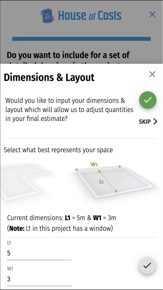 Dimension and Layout